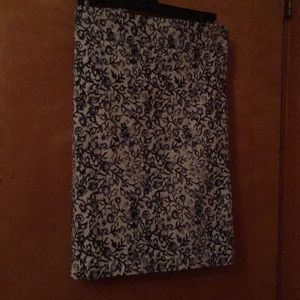 Navy/White Westport skort